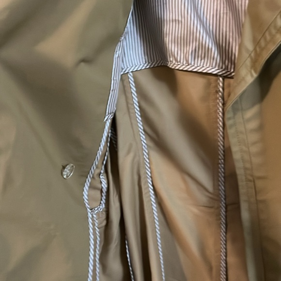 Express Design Studio Tan Double Breasted Belted Trench Coach XS - Picture 6 of 16